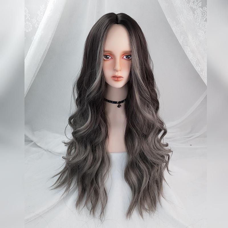 Harajuku Lolita gradient big wave wig WS1237