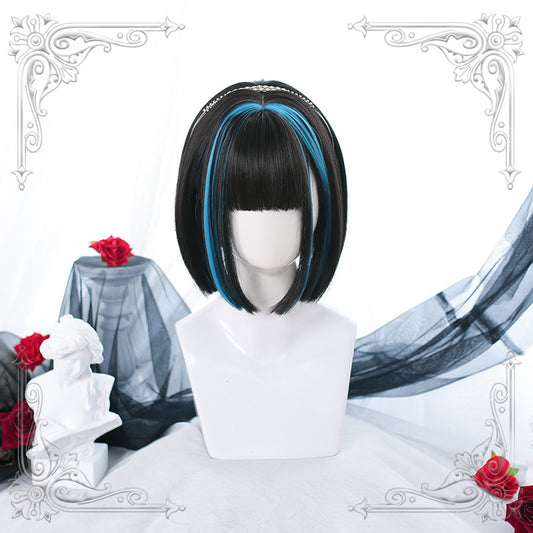 Daily wig short straight hair WS2297