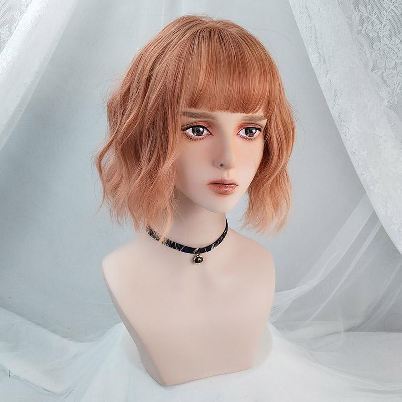 Harajuku Orange Short Hair Lolita Wig WS1201