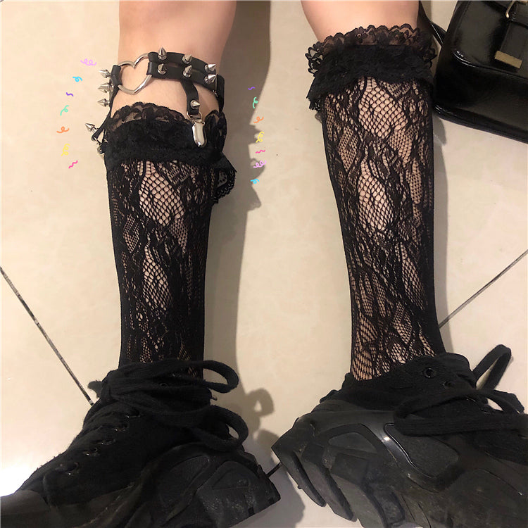 Harajuku Dark Lace Socks SS2279