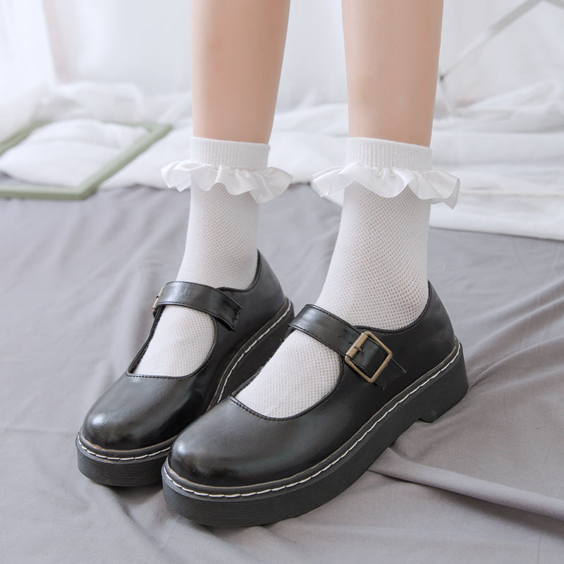 Short tube Lolita thin cotton socks  SS1225