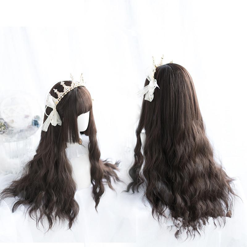 Cute long hair wig WS2048