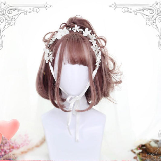 Harajuku Lolita Gray Curly Hair Wig WS1314