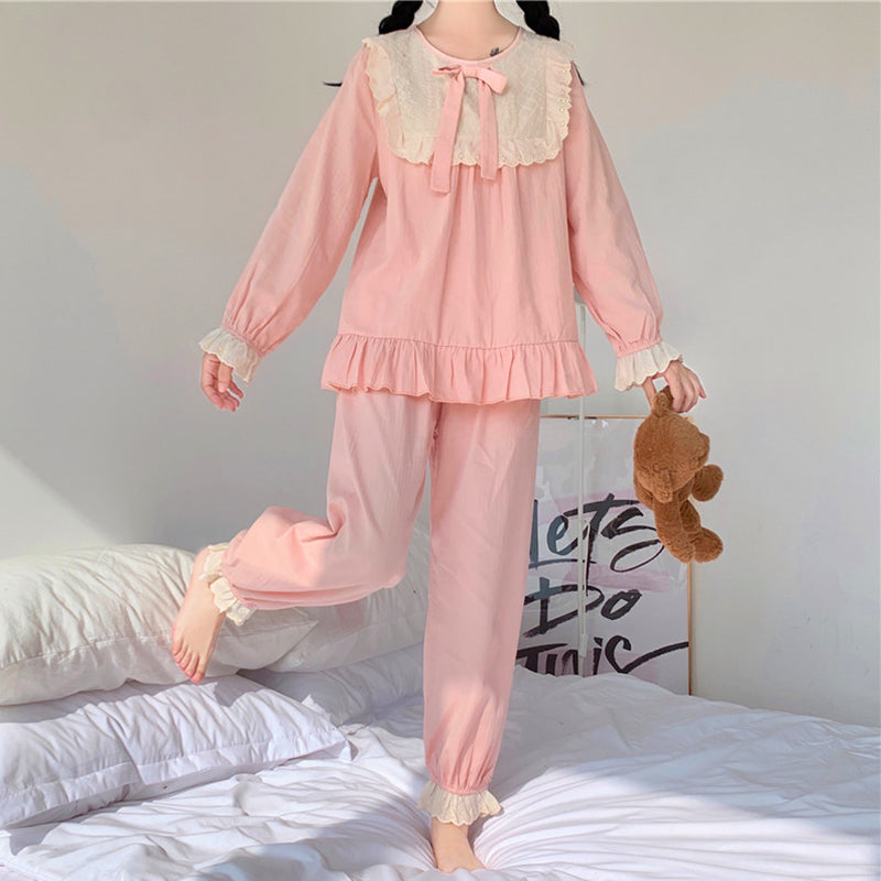 Sweet Bowknot Pajama Set SS2410