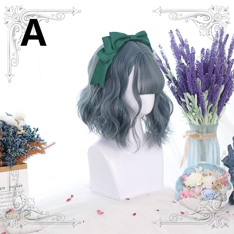 Harajuku Grey Blue Lolita Wig WS1284