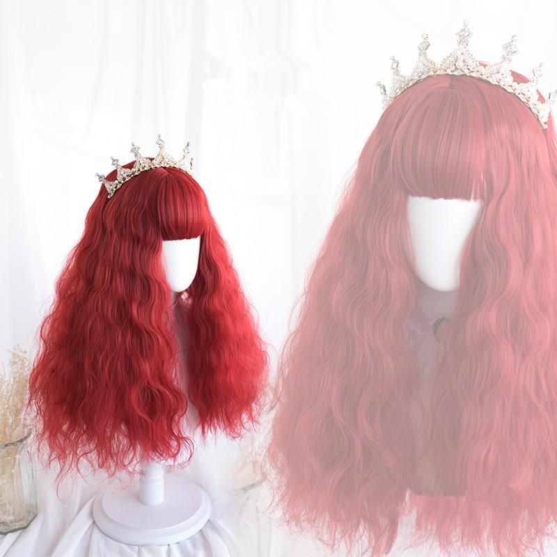 Red Lolita European Style Wig WS2125