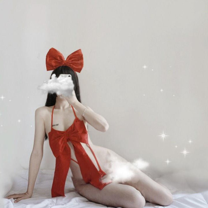 Lingerie with red bow SS2331