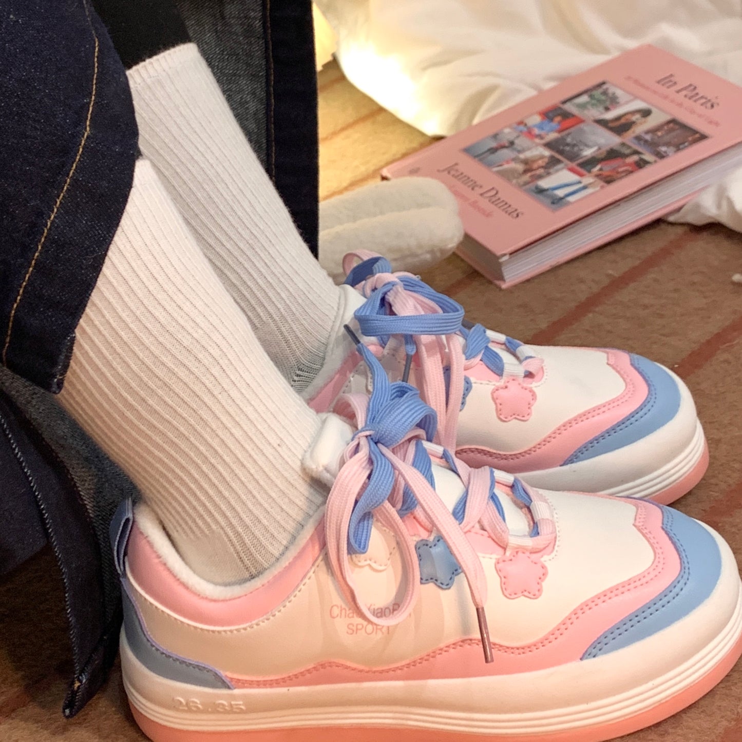 Cute platform soft sneakers SS2421