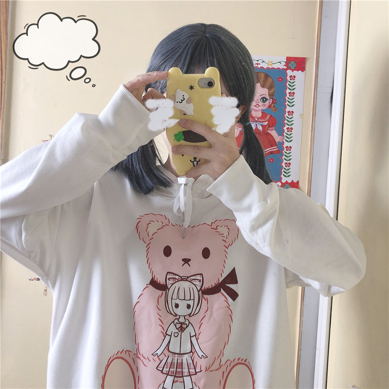 Sweet and cute bear sweater SS2401