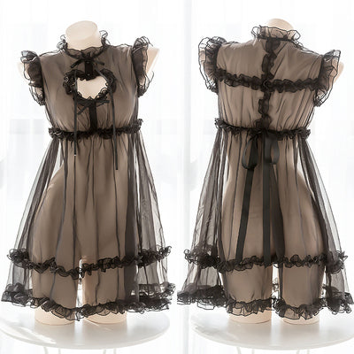 Little high collar night sweet dream dress SS1166