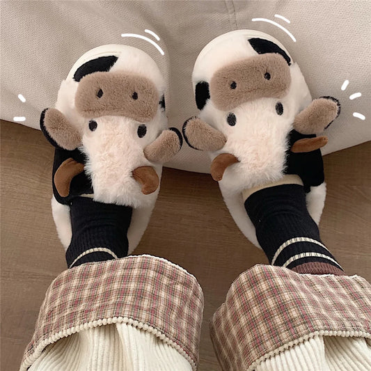 COW COTTON SLIPPERS SS3071