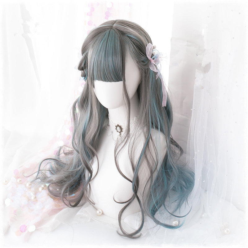 Lolita Harajuku Gradient Long Curly Wig WS2253