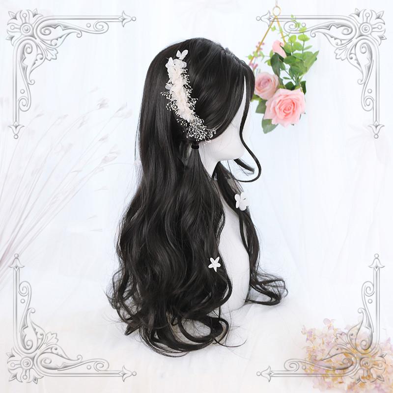 Lolita Black Long Curly Hair Wig WS1066