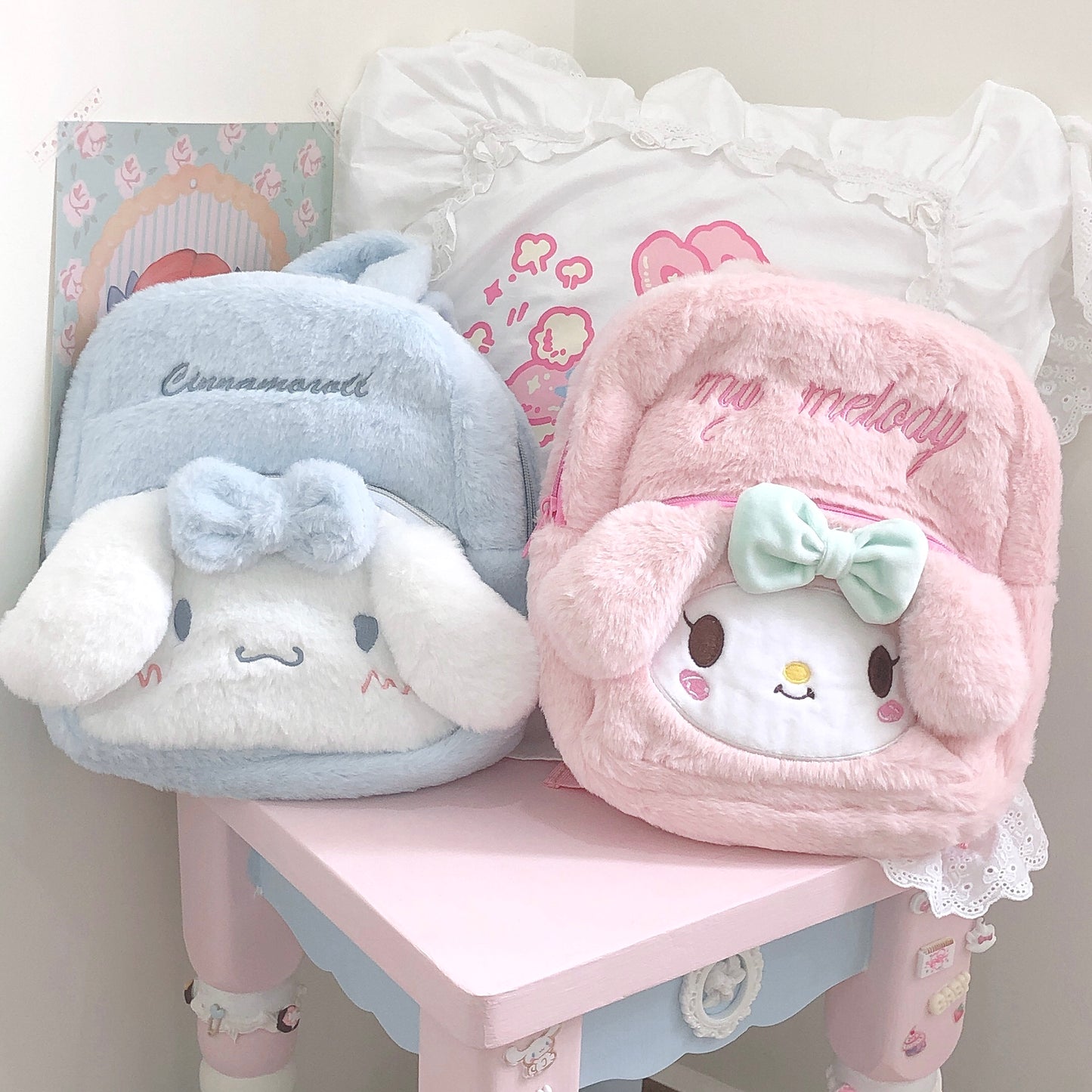 cute soft girl plush bag SS3034