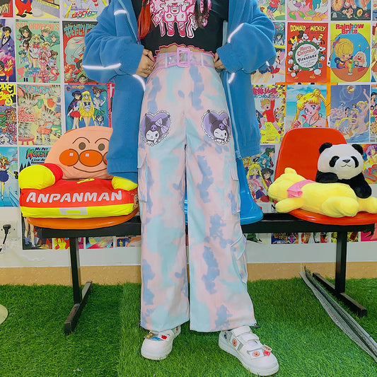 Harajuku cartoon slacks SS2610