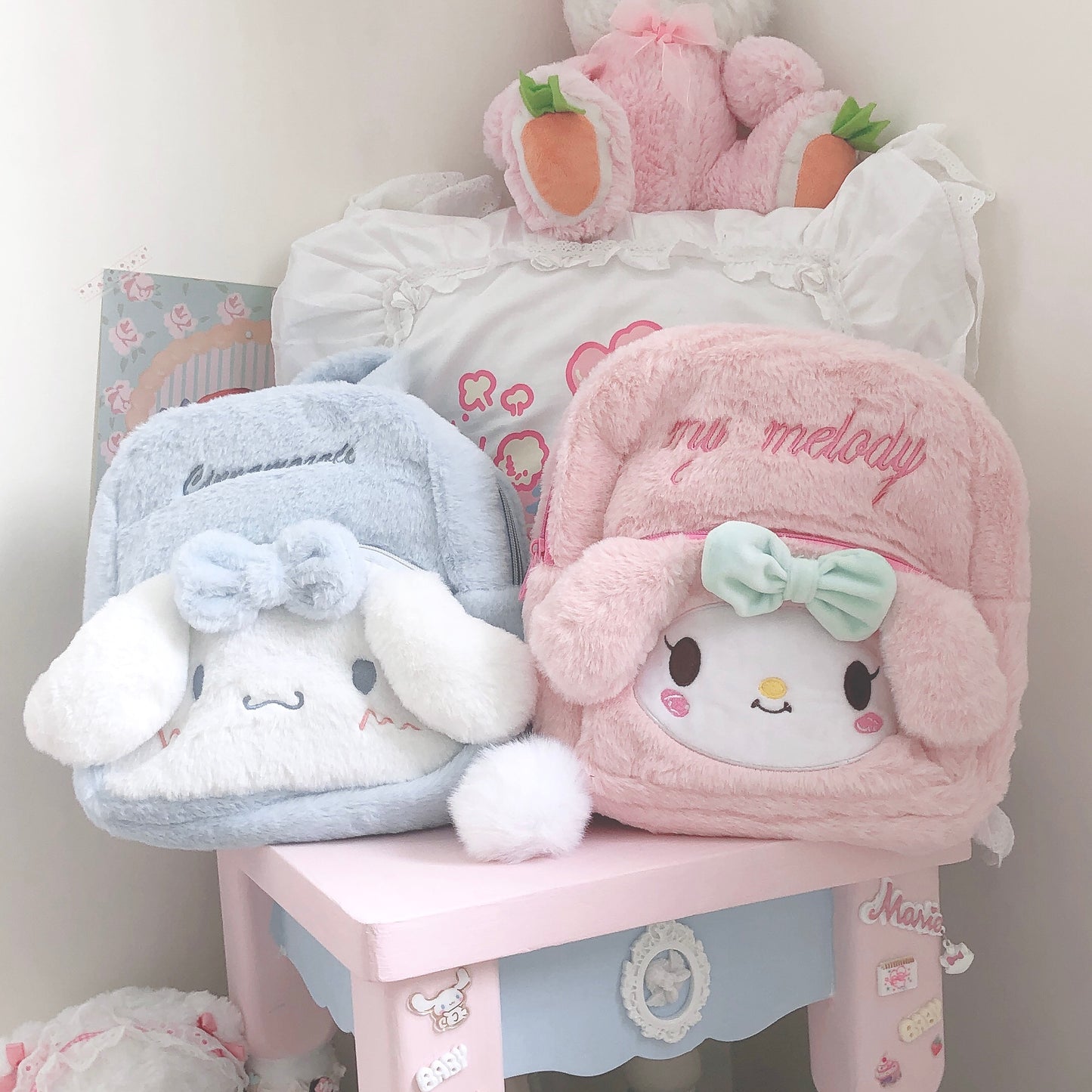 cute soft girl plush bag SS3034