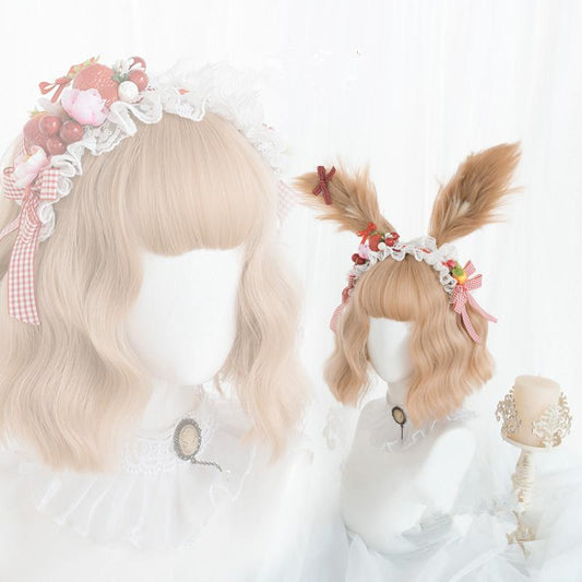 Lolita Orange Curly Wig WS2137