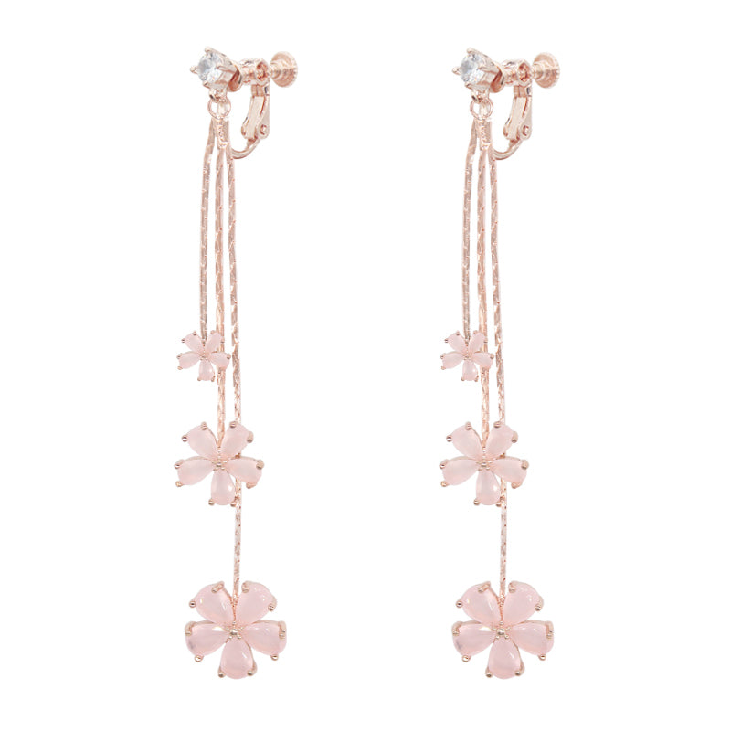 Pink cherry blossom earrings SS2407