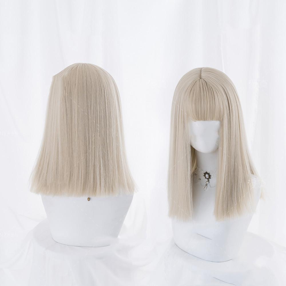 Sweet and cool invincible Lolita mid-length wig WS2011