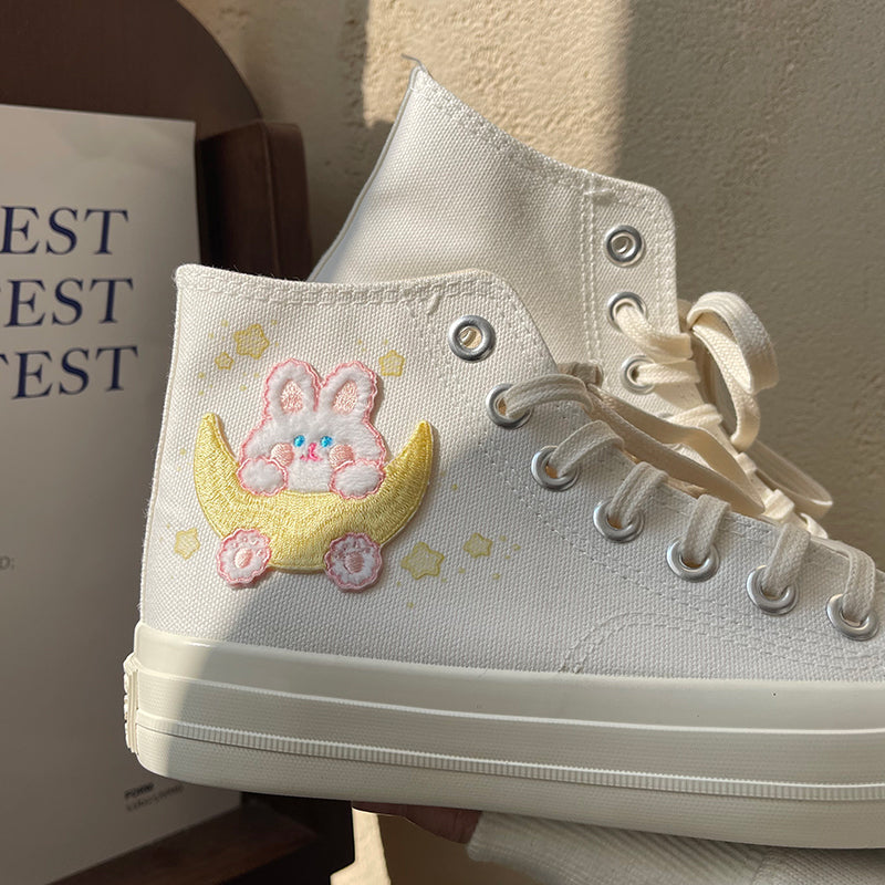 Cute high-top canvas shoes SS2745