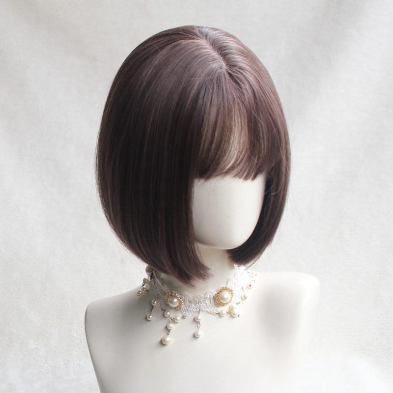 Lolita Harajuku BOBO Short Straight Hair Wig  WS1115