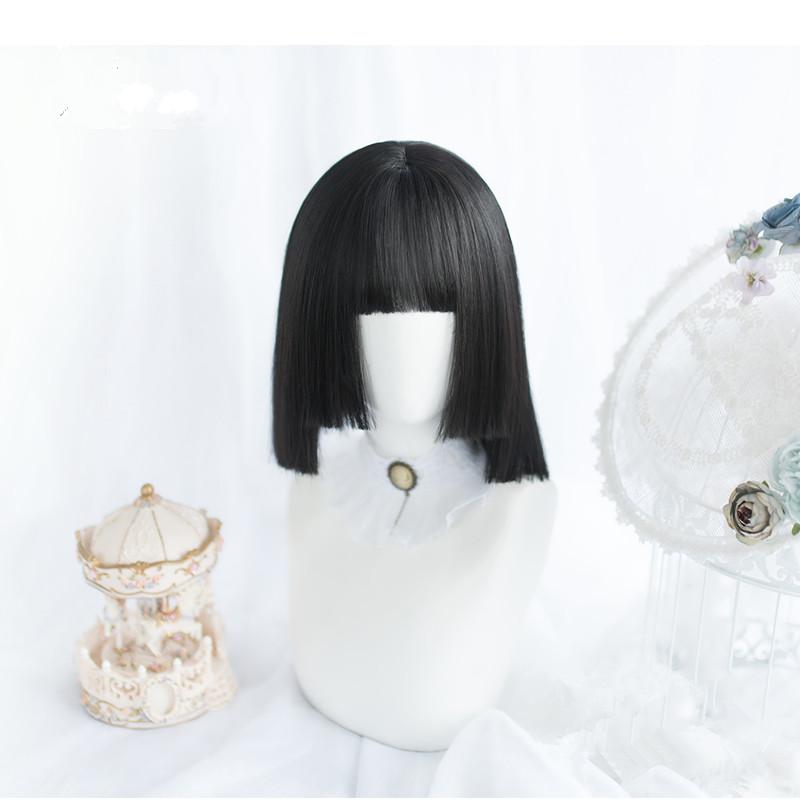 Short straight hair lolita wig WS2136