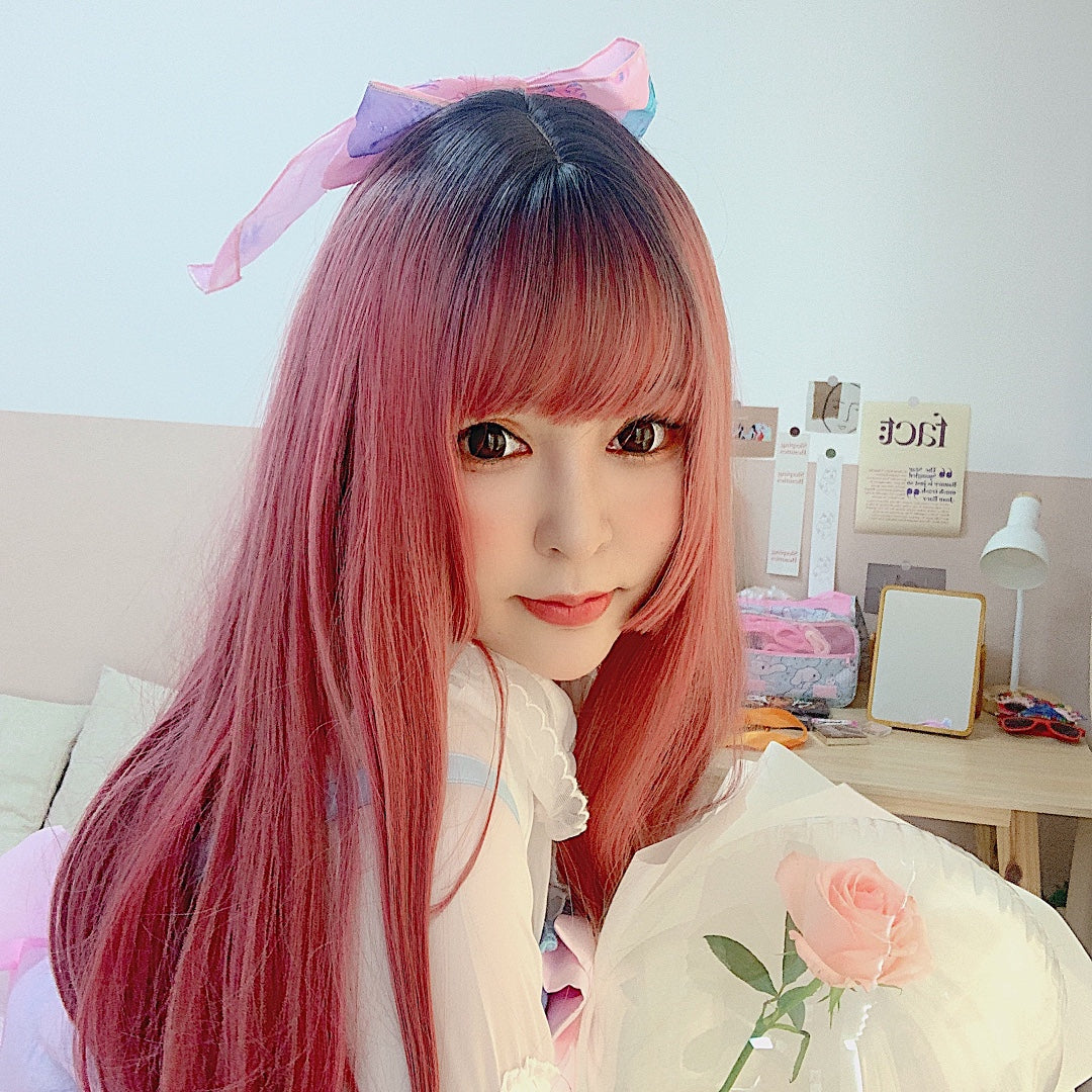 Princess Cut Long Straight Hair Lolita Wig WS2053