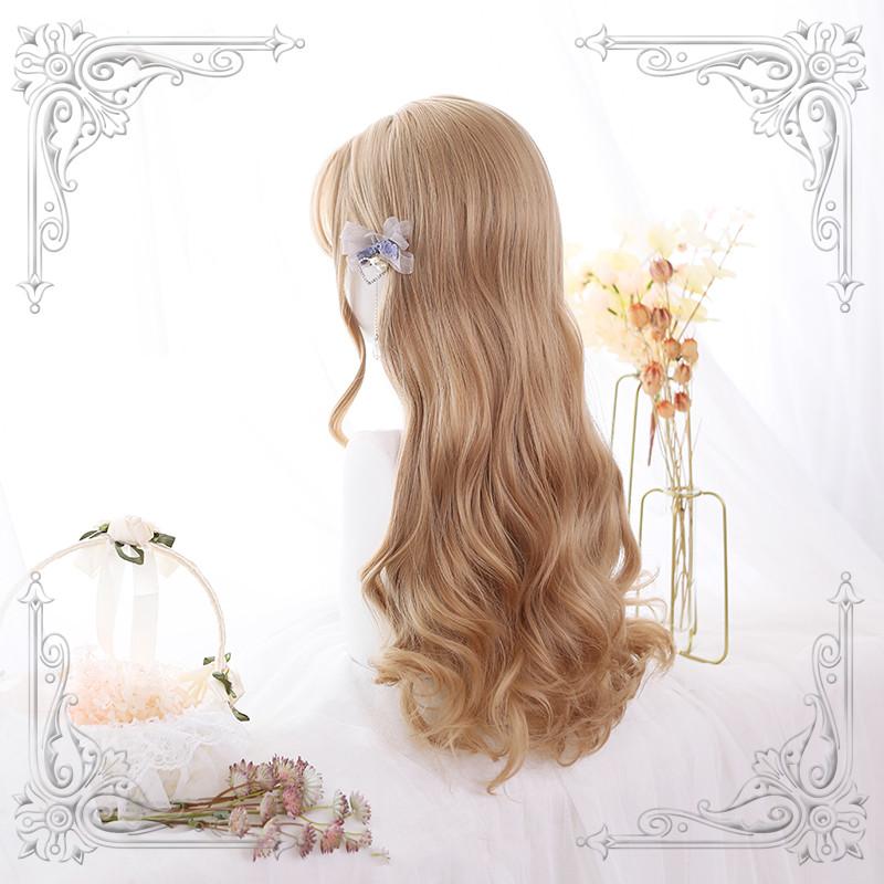 Lolita Golden brown Curly Hair Wig WS1303