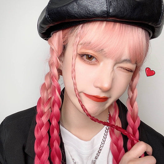 Super cute pink gradient wig WS2365