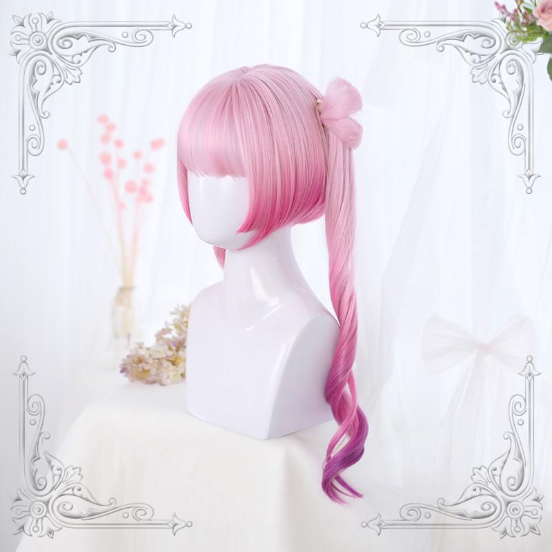 Lolita Double Ponytail PinkLong Wig WS1065