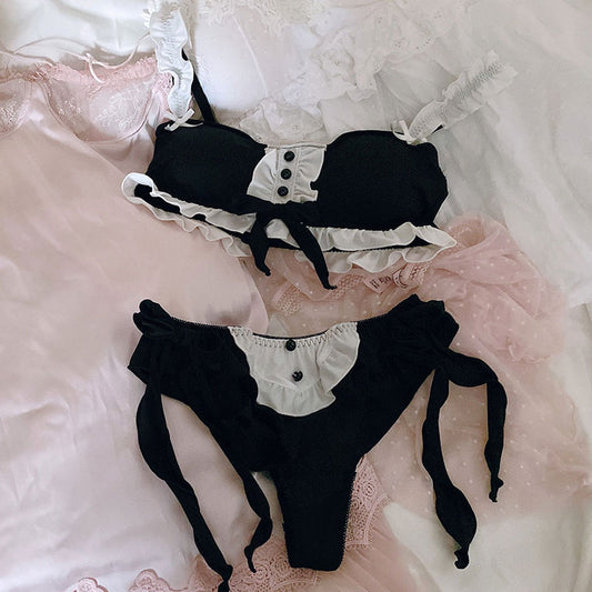 Dark bow bra set SS2240