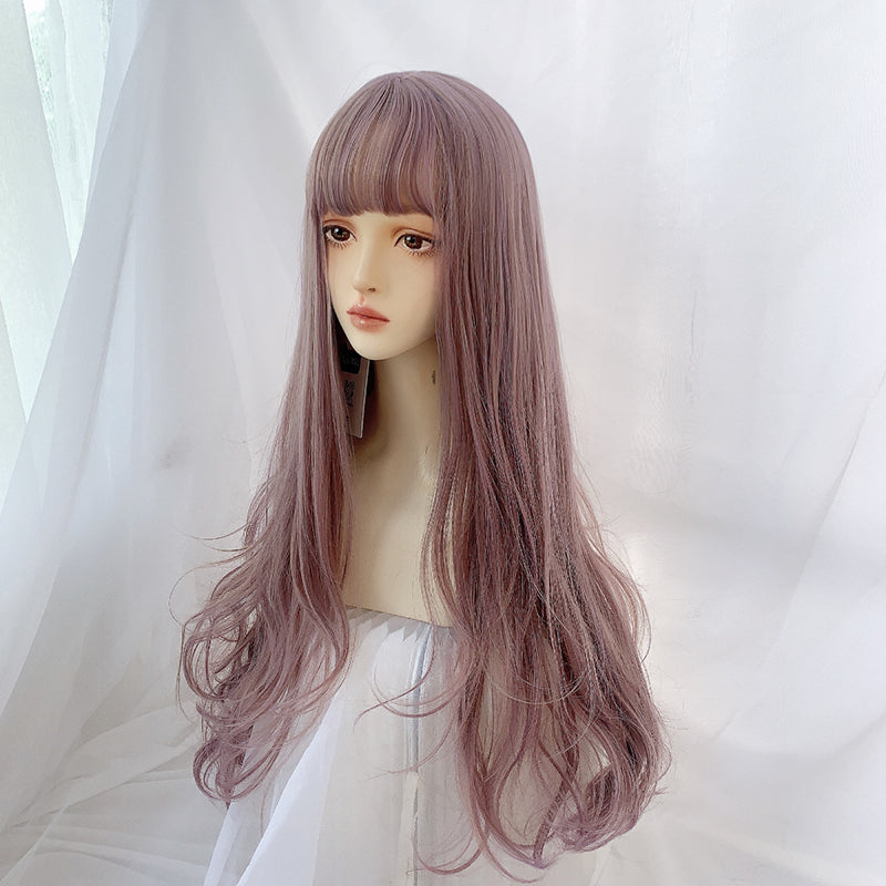 Lolita Natural purple long Wig WS2298