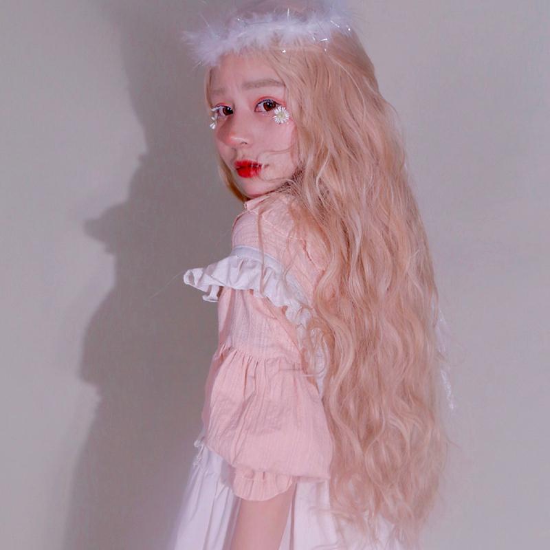 Harajuku Lolita Big Golden Wave Wig WS1187