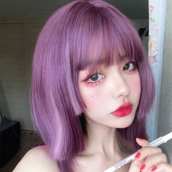 Comic purple wig WS2312