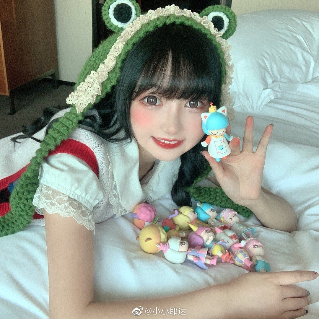 Little frog wool headband WS3015