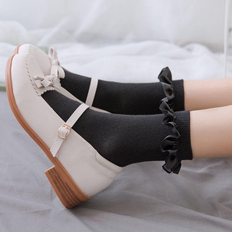 Short tube Lolita thin cotton socks  SS1225