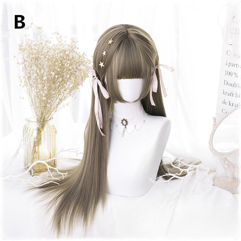 Lolita Daily Girl Long Straight Wig WS2255