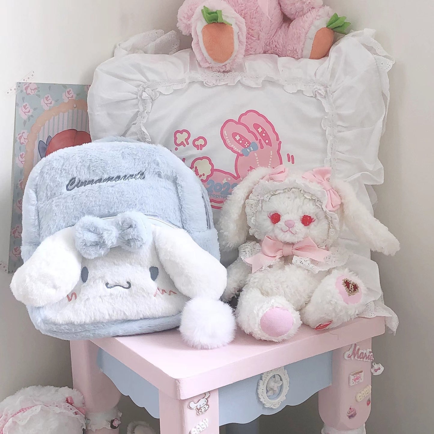 cute soft girl plush bag SS3034