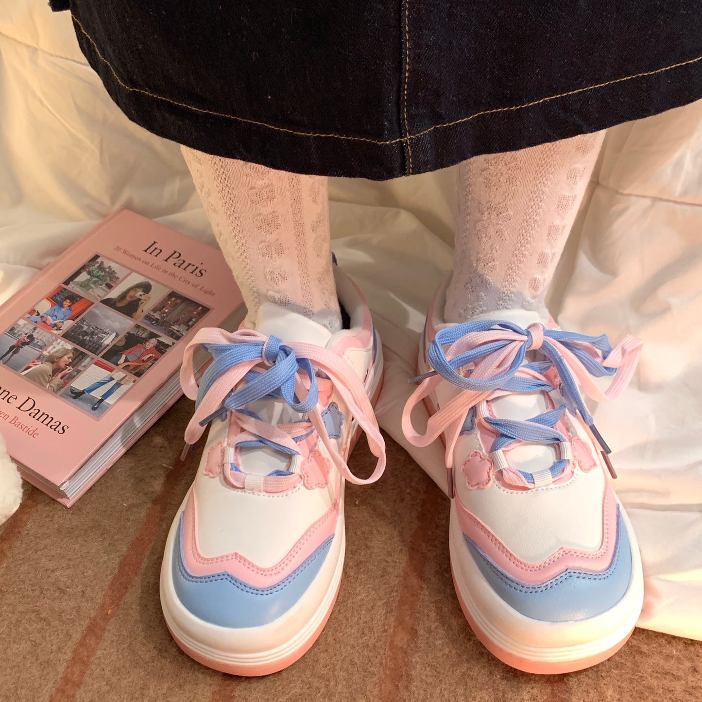 Cute platform soft sneakers SS2421