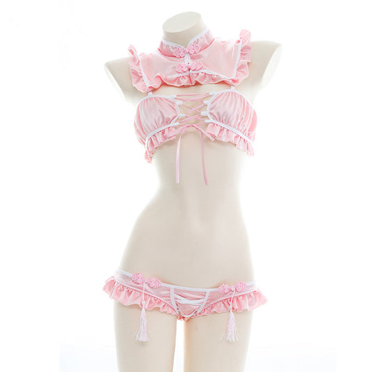 Lace-up ruffle underwear  SS2264