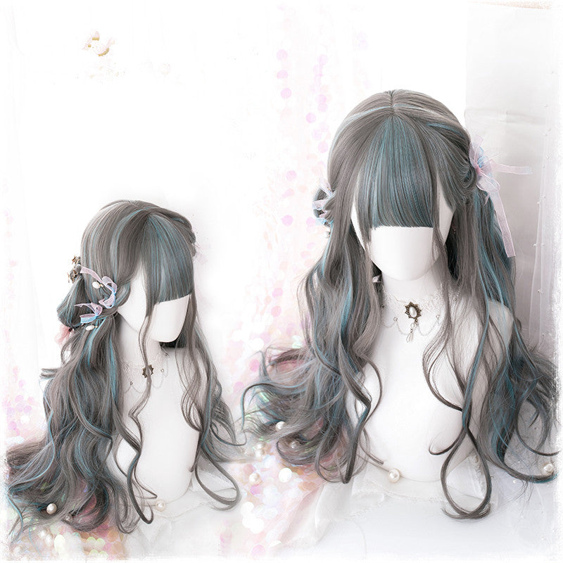 Lolita Harajuku Gradient Long Curly Wig WS2253