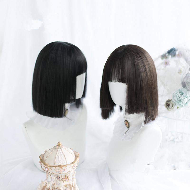 Short straight hair lolita wig WS2136