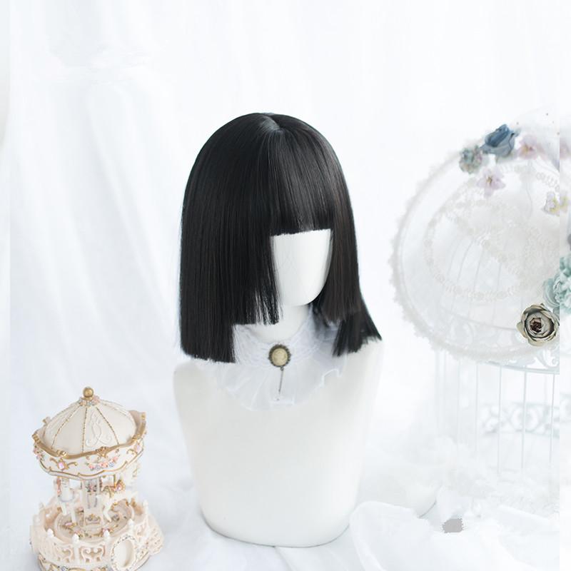 Short straight hair lolita wig WS2136