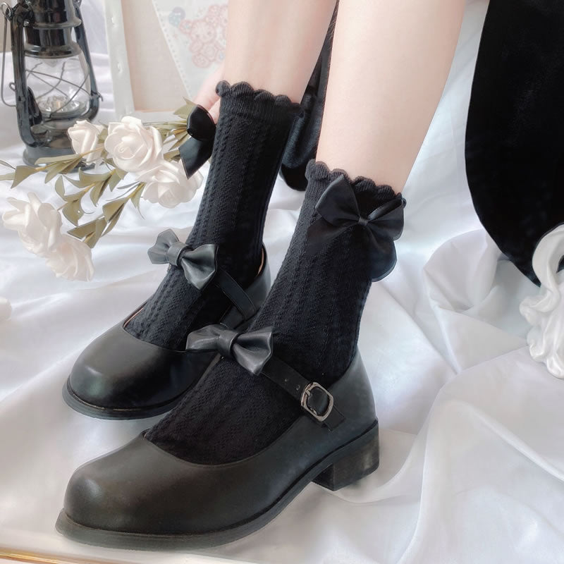 Short tube Lolita thin cotton socks  SS1225