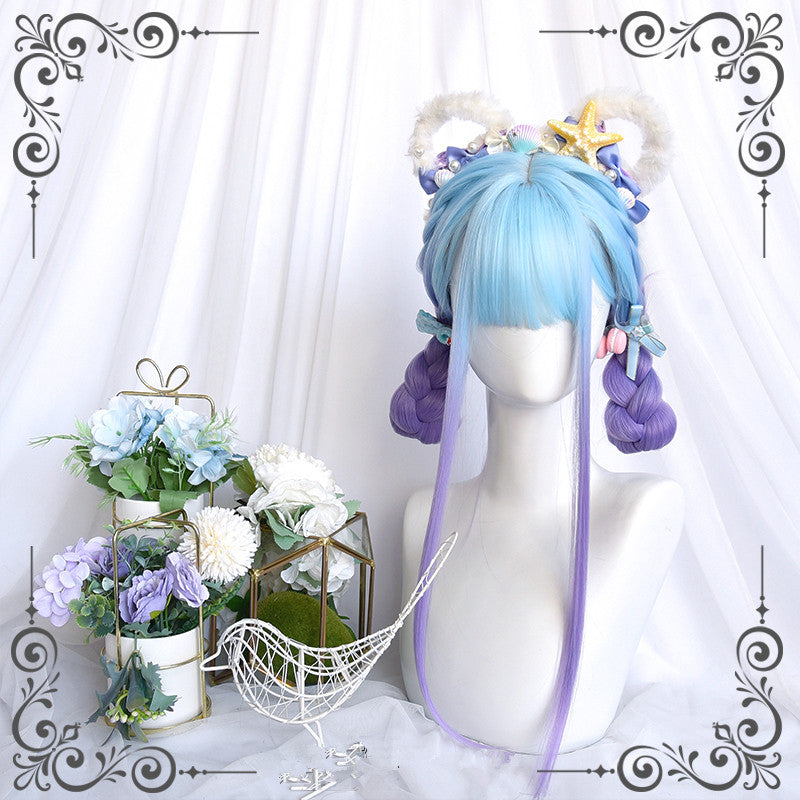 Dreamy blue and purple wig WS2351