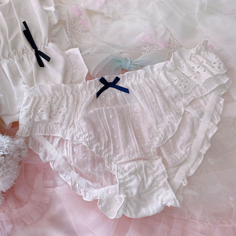 Little fresh girl lace cotton panties  SS1280