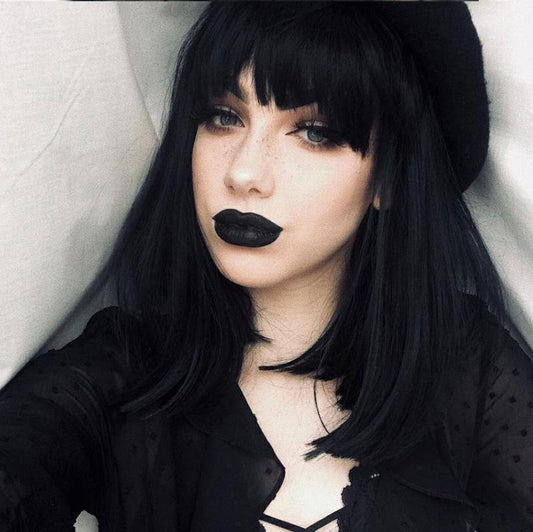 Black Lolita Gothic Wig WS1179