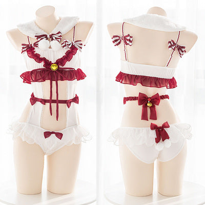 New Year Red Limited Bell Lingerie Set SS1161