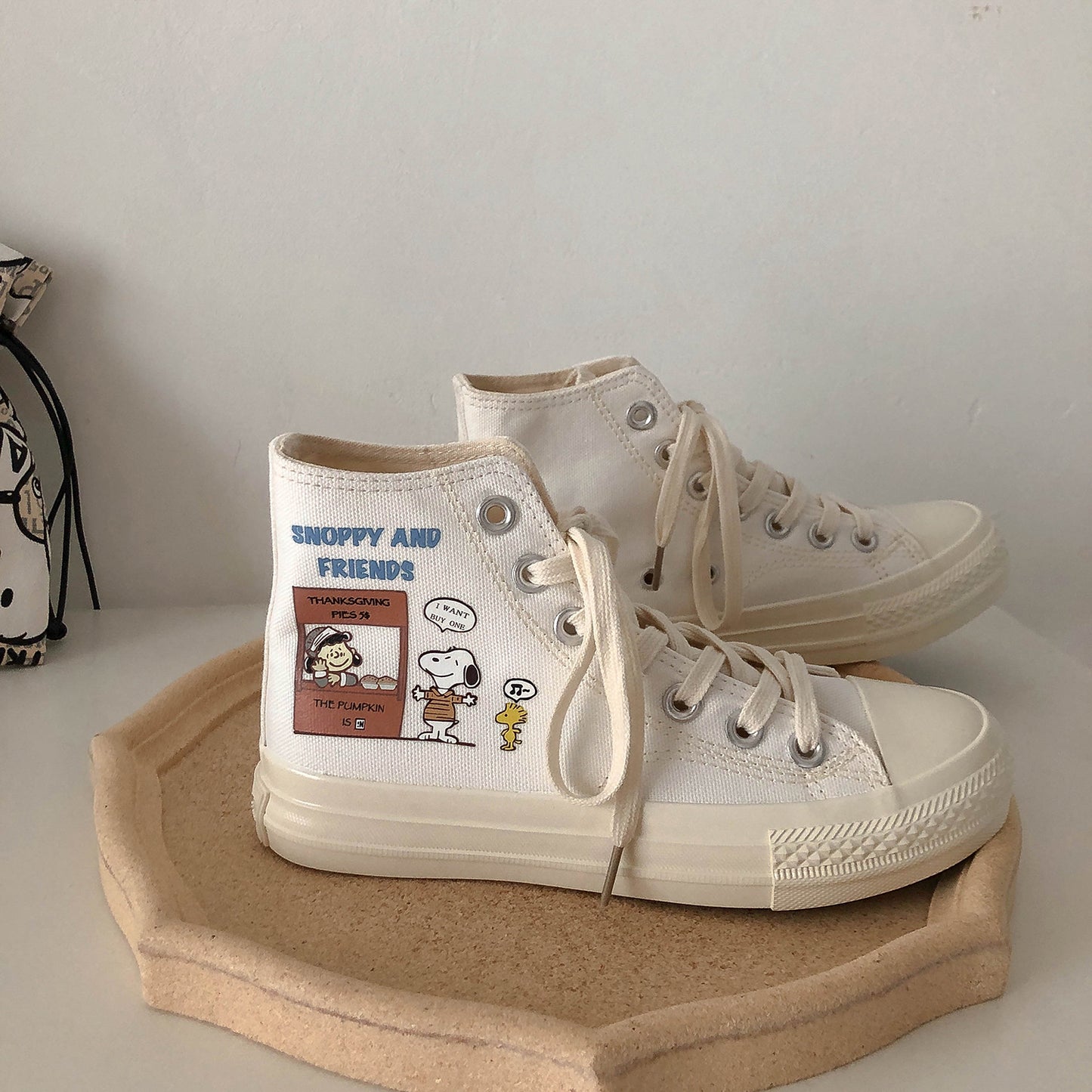 Cute soft girl high top canvas shoes SS2462