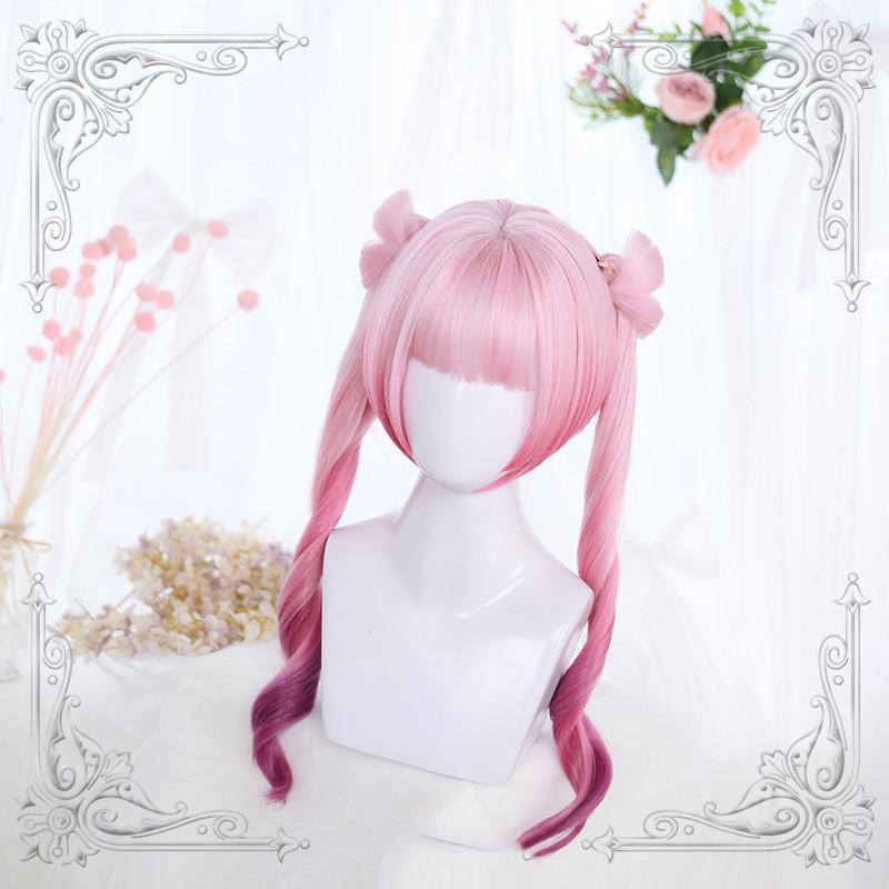 Lolita Double Ponytail PinkLong Wig WS1065